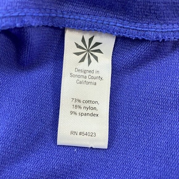 ATHLETA Hoodie Scuba Pullover Kangaroo Pocket Blue 1X H-34 - Picture 15 of 16